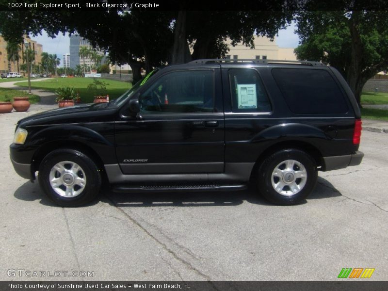 Black Clearcoat / Graphite 2002 Ford Explorer Sport