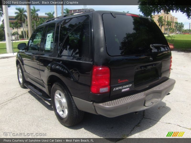 Black Clearcoat / Graphite 2002 Ford Explorer Sport