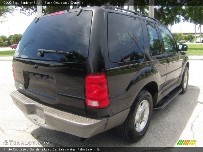 Black Clearcoat / Graphite 2002 Ford Explorer Sport