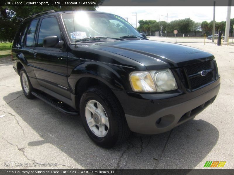 Black Clearcoat / Graphite 2002 Ford Explorer Sport