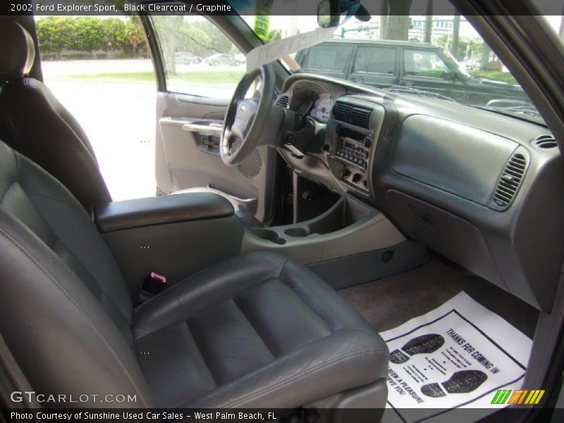 Black Clearcoat / Graphite 2002 Ford Explorer Sport