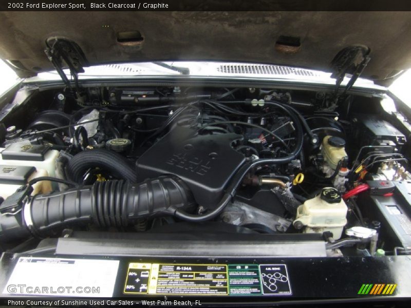 Black Clearcoat / Graphite 2002 Ford Explorer Sport