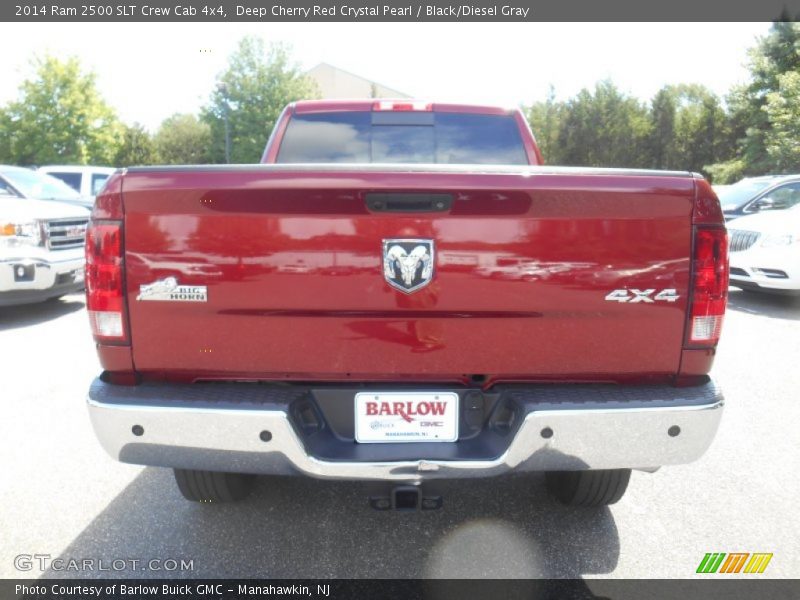 Deep Cherry Red Crystal Pearl / Black/Diesel Gray 2014 Ram 2500 SLT Crew Cab 4x4