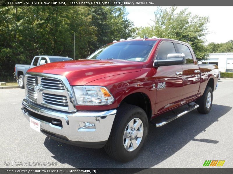 Deep Cherry Red Crystal Pearl / Black/Diesel Gray 2014 Ram 2500 SLT Crew Cab 4x4