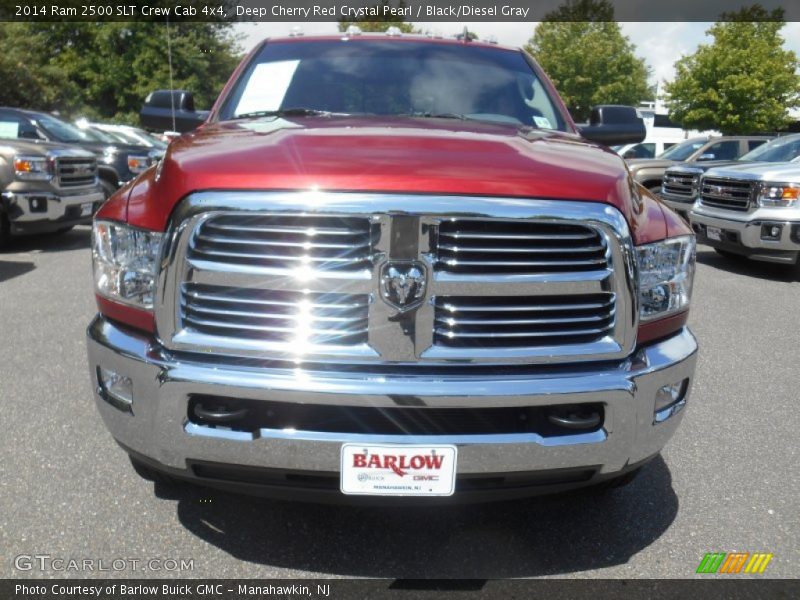 Deep Cherry Red Crystal Pearl / Black/Diesel Gray 2014 Ram 2500 SLT Crew Cab 4x4
