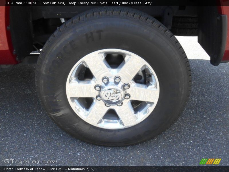 Deep Cherry Red Crystal Pearl / Black/Diesel Gray 2014 Ram 2500 SLT Crew Cab 4x4