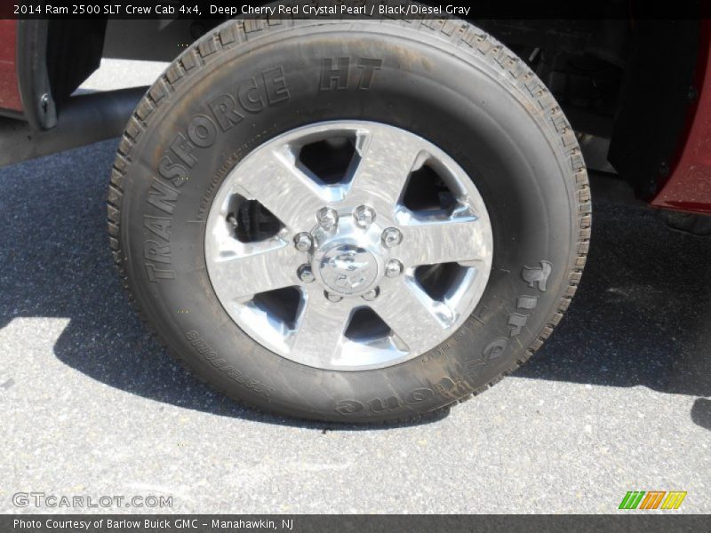 Deep Cherry Red Crystal Pearl / Black/Diesel Gray 2014 Ram 2500 SLT Crew Cab 4x4