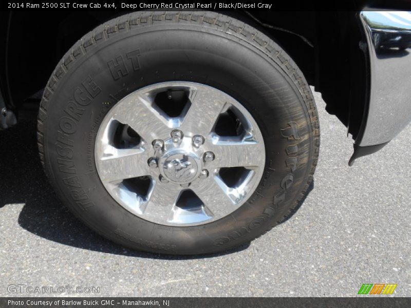 Deep Cherry Red Crystal Pearl / Black/Diesel Gray 2014 Ram 2500 SLT Crew Cab 4x4