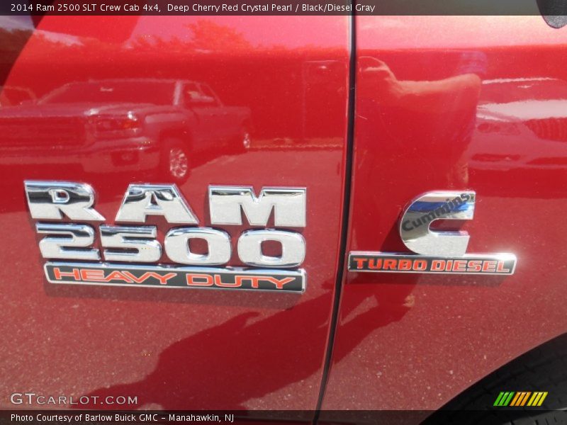Deep Cherry Red Crystal Pearl / Black/Diesel Gray 2014 Ram 2500 SLT Crew Cab 4x4