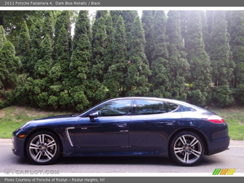 Dark Blue Metallic / Black 2011 Porsche Panamera 4