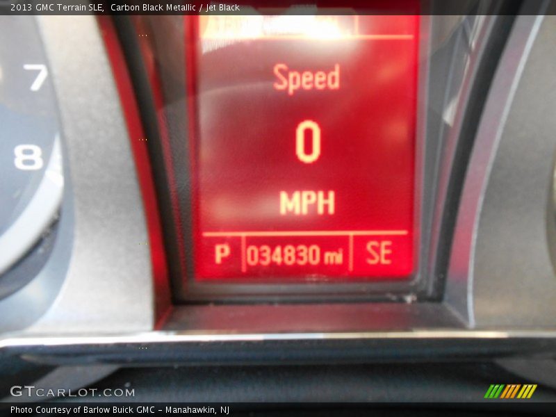 Carbon Black Metallic / Jet Black 2013 GMC Terrain SLE