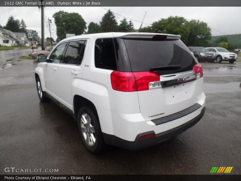 Olympic White / Jet Black 2012 GMC Terrain SLE AWD