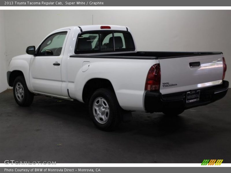 Super White / Graphite 2013 Toyota Tacoma Regular Cab