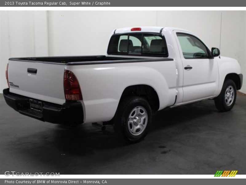 Super White / Graphite 2013 Toyota Tacoma Regular Cab