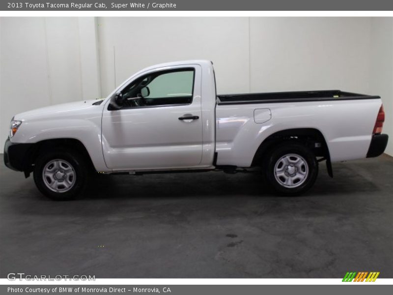 Super White / Graphite 2013 Toyota Tacoma Regular Cab