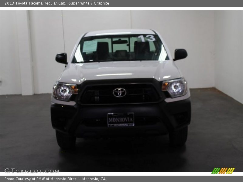 Super White / Graphite 2013 Toyota Tacoma Regular Cab