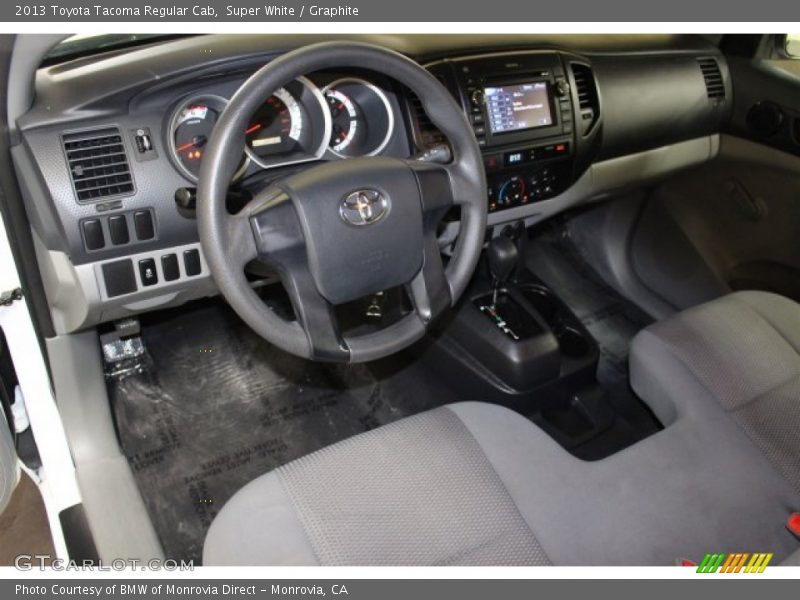 Super White / Graphite 2013 Toyota Tacoma Regular Cab
