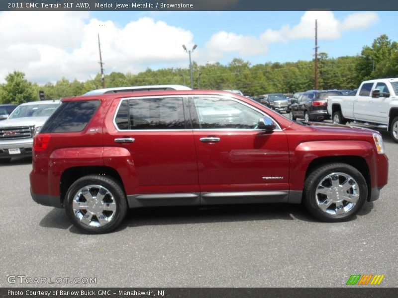 Merlot Jewel Metallic / Brownstone 2011 GMC Terrain SLT AWD