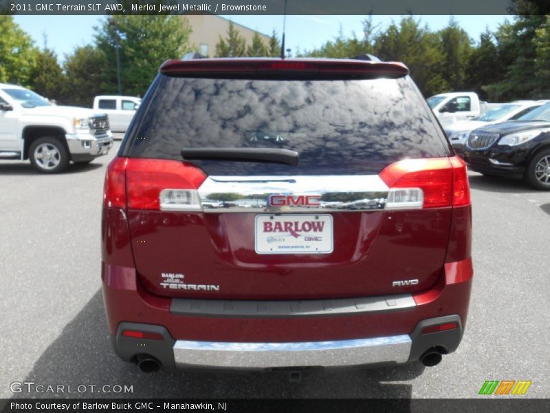 Merlot Jewel Metallic / Brownstone 2011 GMC Terrain SLT AWD