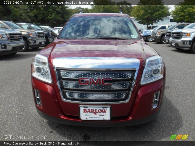 Merlot Jewel Metallic / Brownstone 2011 GMC Terrain SLT AWD