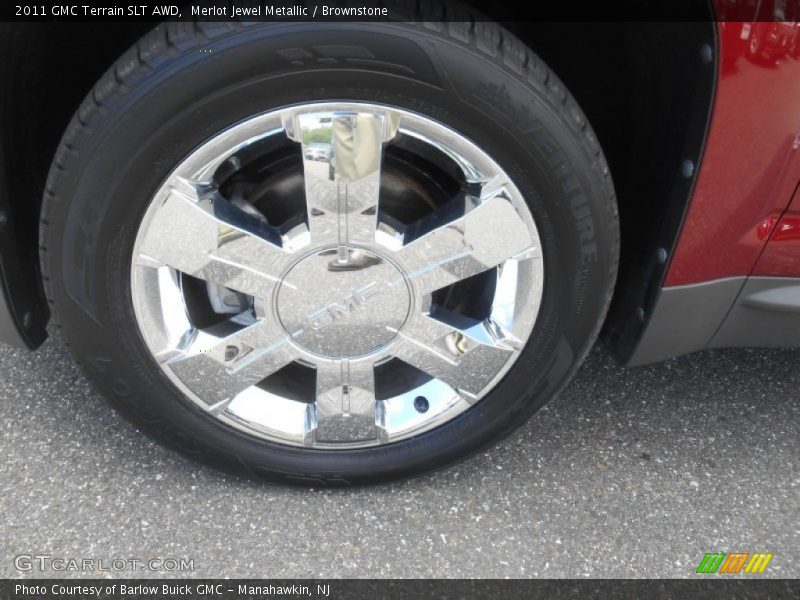 Merlot Jewel Metallic / Brownstone 2011 GMC Terrain SLT AWD