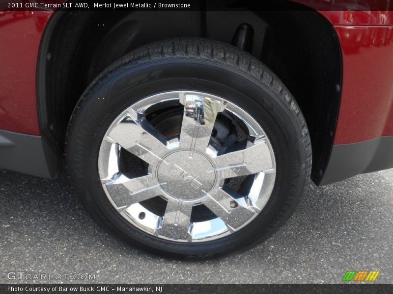 Merlot Jewel Metallic / Brownstone 2011 GMC Terrain SLT AWD