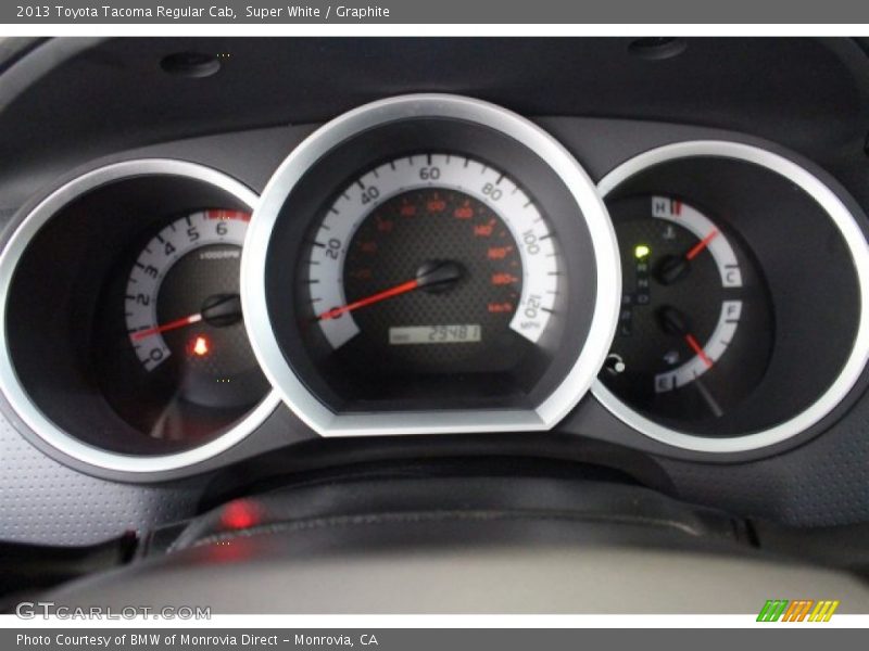 Super White / Graphite 2013 Toyota Tacoma Regular Cab