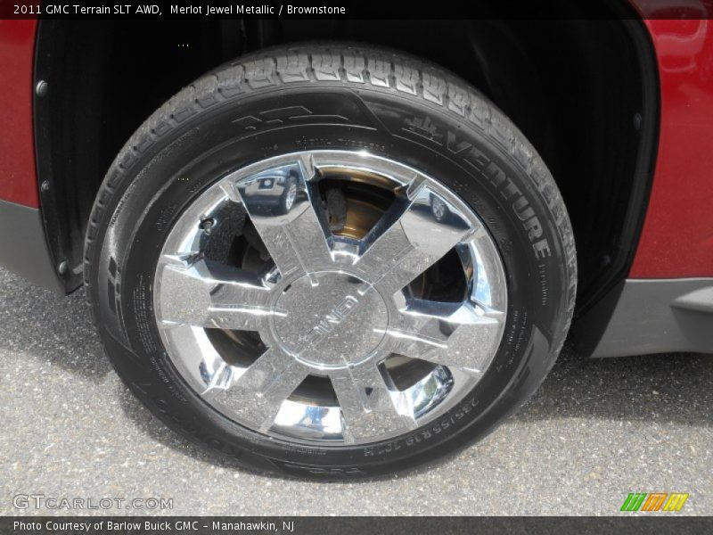 Merlot Jewel Metallic / Brownstone 2011 GMC Terrain SLT AWD