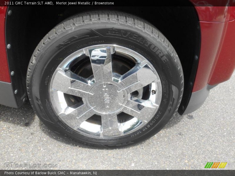 Merlot Jewel Metallic / Brownstone 2011 GMC Terrain SLT AWD