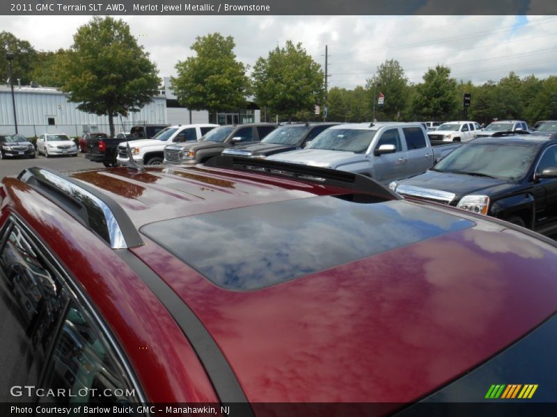 Merlot Jewel Metallic / Brownstone 2011 GMC Terrain SLT AWD