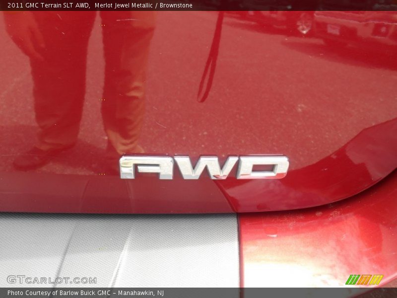 Merlot Jewel Metallic / Brownstone 2011 GMC Terrain SLT AWD