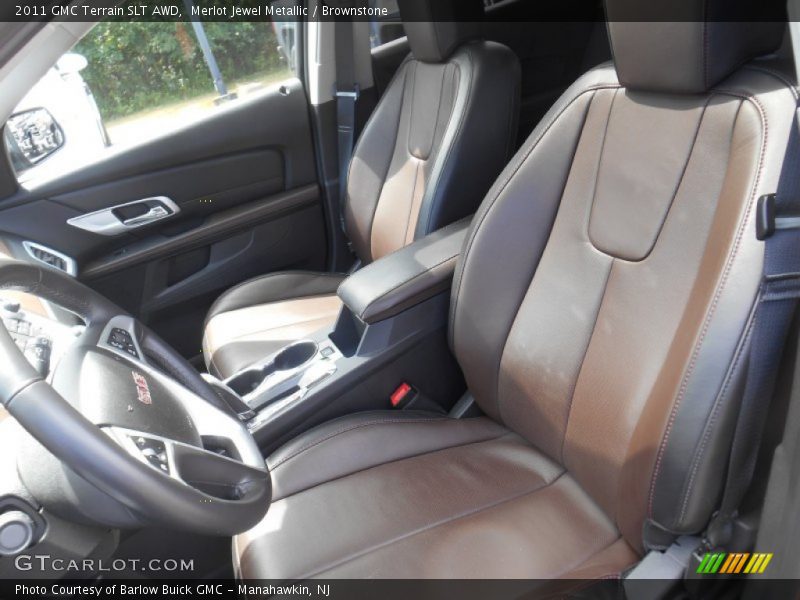 Merlot Jewel Metallic / Brownstone 2011 GMC Terrain SLT AWD