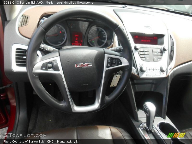 Merlot Jewel Metallic / Brownstone 2011 GMC Terrain SLT AWD