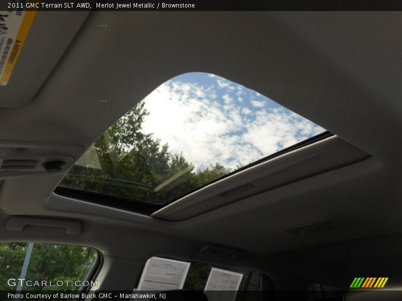 Merlot Jewel Metallic / Brownstone 2011 GMC Terrain SLT AWD