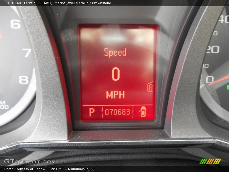 Merlot Jewel Metallic / Brownstone 2011 GMC Terrain SLT AWD