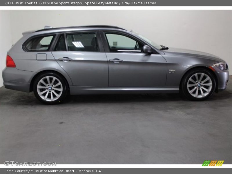 Space Gray Metallic / Gray Dakota Leather 2011 BMW 3 Series 328i xDrive Sports Wagon