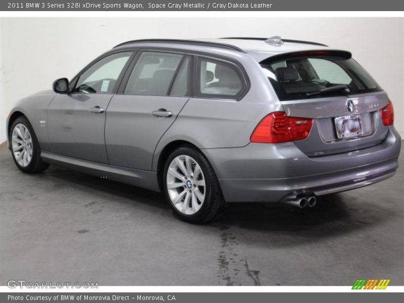 Space Gray Metallic / Gray Dakota Leather 2011 BMW 3 Series 328i xDrive Sports Wagon