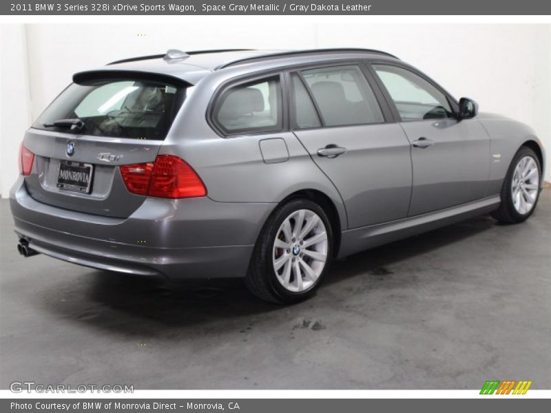 Space Gray Metallic / Gray Dakota Leather 2011 BMW 3 Series 328i xDrive Sports Wagon