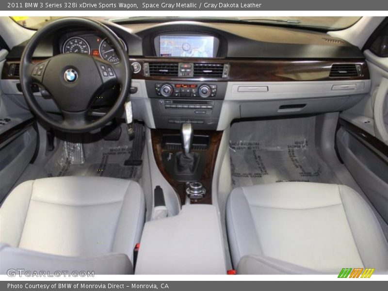 Space Gray Metallic / Gray Dakota Leather 2011 BMW 3 Series 328i xDrive Sports Wagon