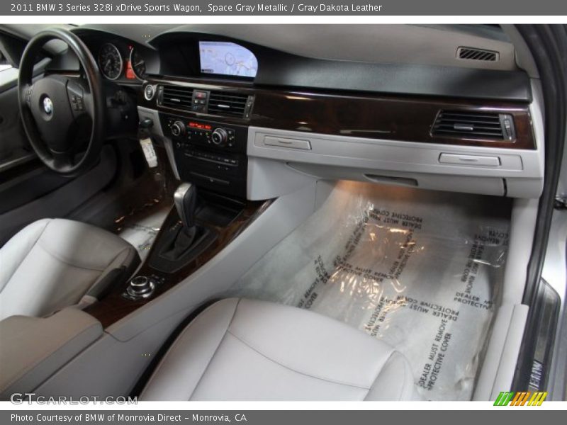 Space Gray Metallic / Gray Dakota Leather 2011 BMW 3 Series 328i xDrive Sports Wagon