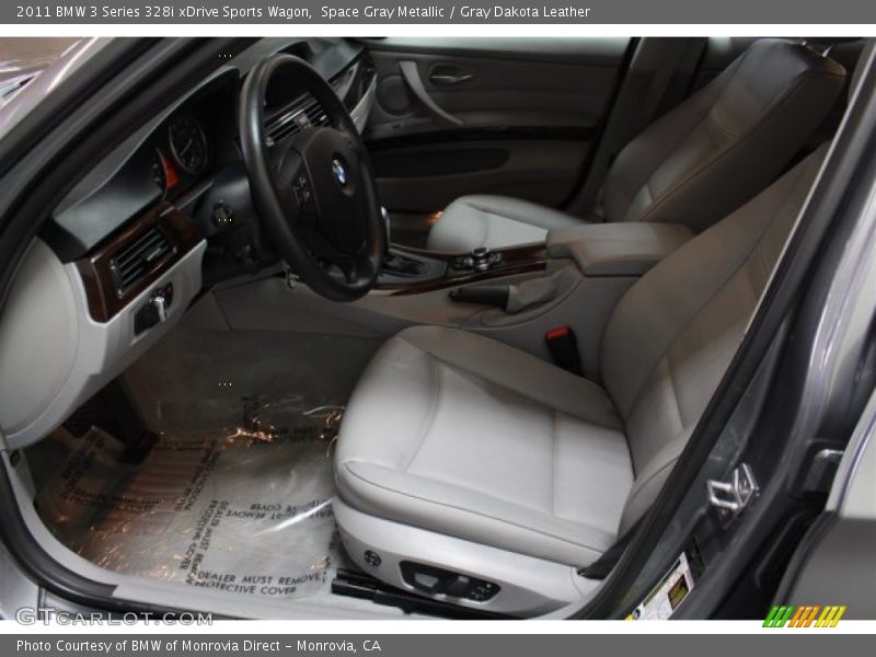Space Gray Metallic / Gray Dakota Leather 2011 BMW 3 Series 328i xDrive Sports Wagon