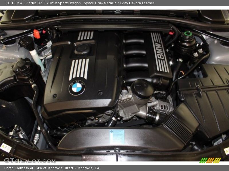 Space Gray Metallic / Gray Dakota Leather 2011 BMW 3 Series 328i xDrive Sports Wagon