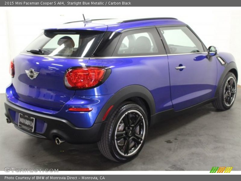 Starlight Blue Metallic / Carbon Black 2015 Mini Paceman Cooper S All4