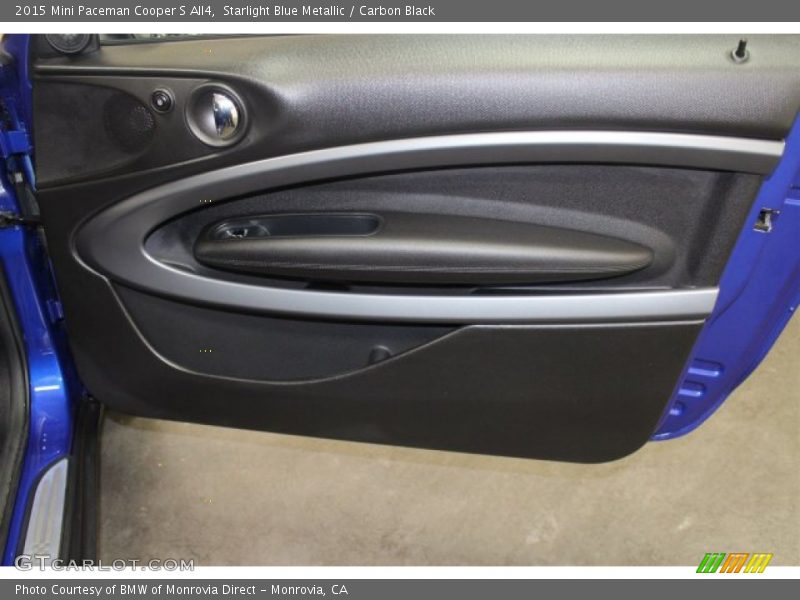 Starlight Blue Metallic / Carbon Black 2015 Mini Paceman Cooper S All4