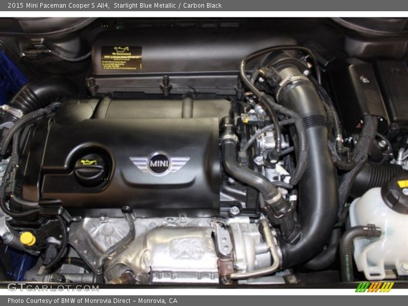 Starlight Blue Metallic / Carbon Black 2015 Mini Paceman Cooper S All4
