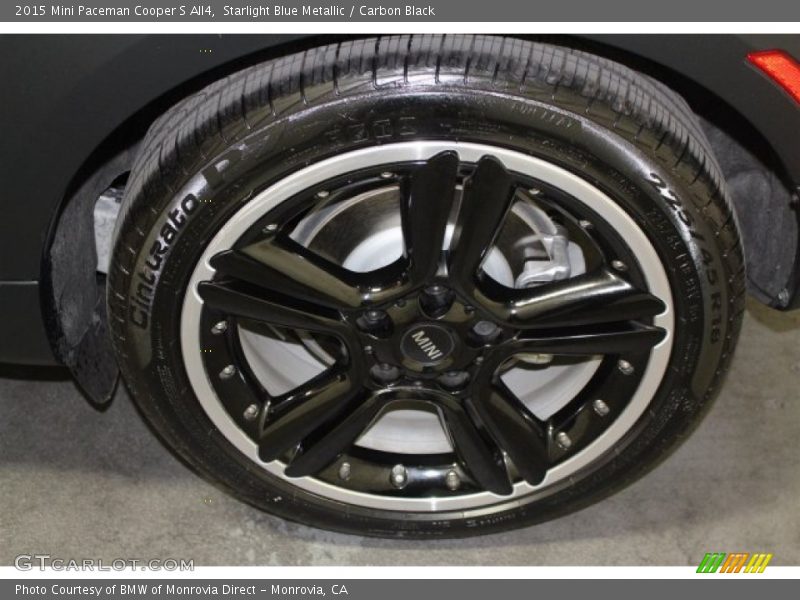 Starlight Blue Metallic / Carbon Black 2015 Mini Paceman Cooper S All4
