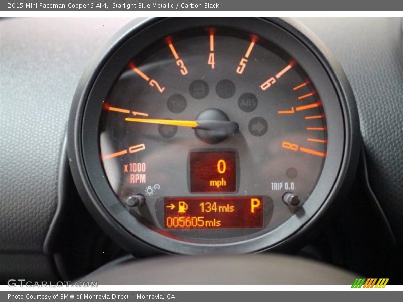 Starlight Blue Metallic / Carbon Black 2015 Mini Paceman Cooper S All4