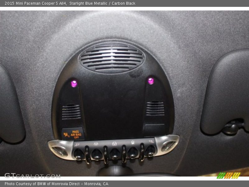 Starlight Blue Metallic / Carbon Black 2015 Mini Paceman Cooper S All4