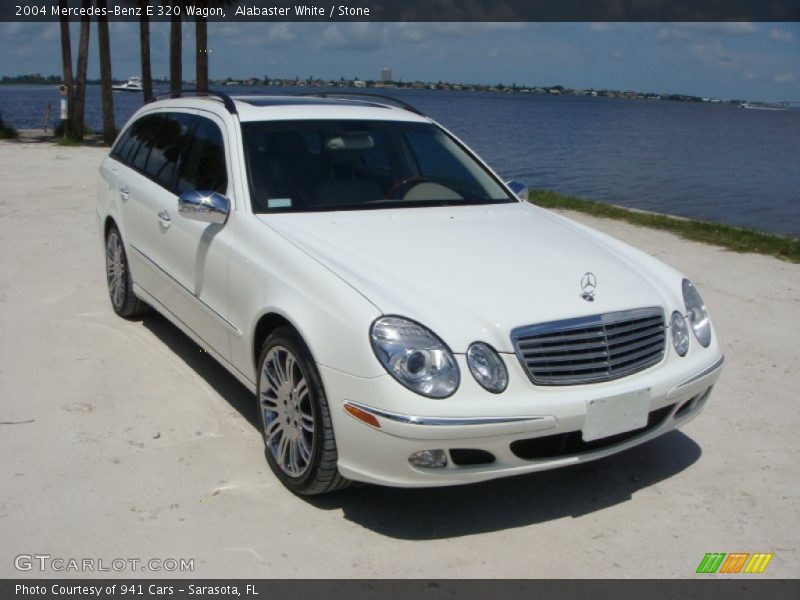 Alabaster White / Stone 2004 Mercedes-Benz E 320 Wagon