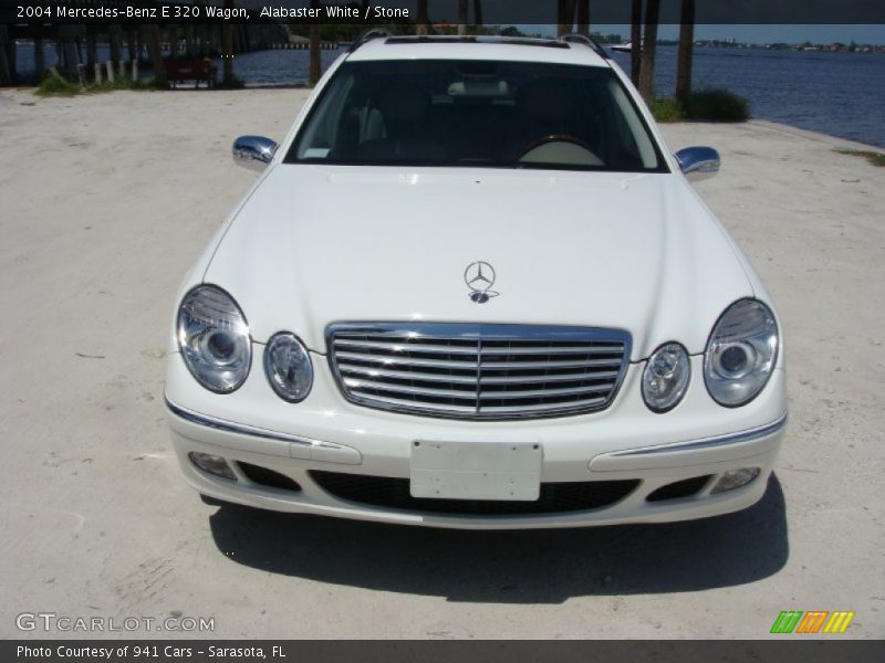 Alabaster White / Stone 2004 Mercedes-Benz E 320 Wagon